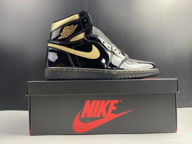 Rep HIGH GOLD JORDAN RETRO BLACK AIR METALLIC 1 555088-032 (2020) 0815